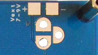 The Proto Shield Plus external power supply BOTTOM